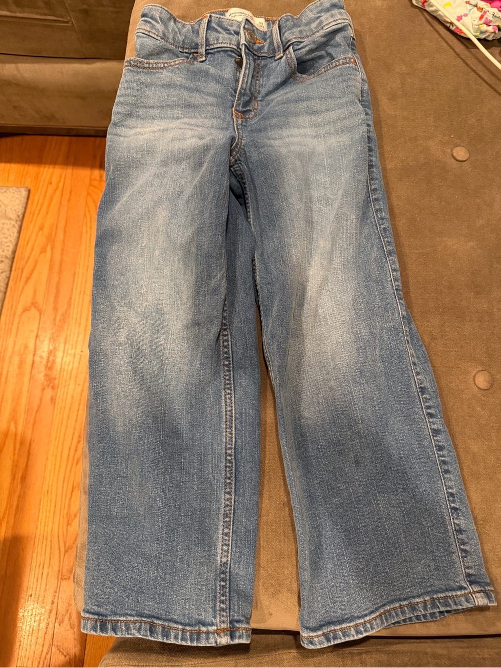abercrombie kids light blue denim jeans
